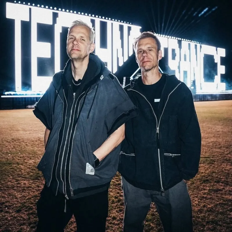 Adam Beyer and Armin van Buuren at Coachella 2026